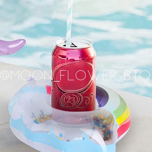 Inflatable Rainbow Drink Holder - Picture 2 of 3